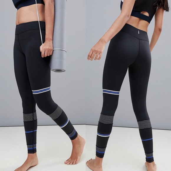 Lilybod Pants - Lilybod Women's Mali Leggings High Rise Waist Ultra Jet Full length Size Small